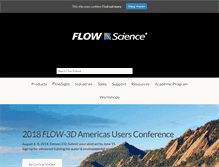 Tablet Screenshot of flow3d.com